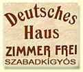 Szabadkígyós - Deutsches Haus
